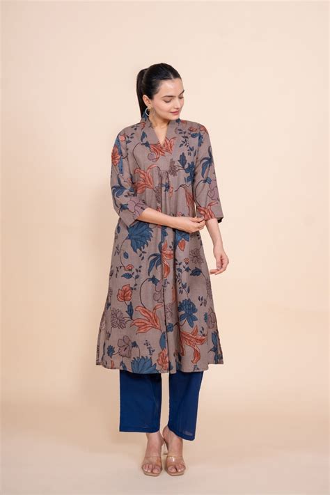 Multicolor Designer Women Printed Pure Cotton Co-Ord Set – Ekisha