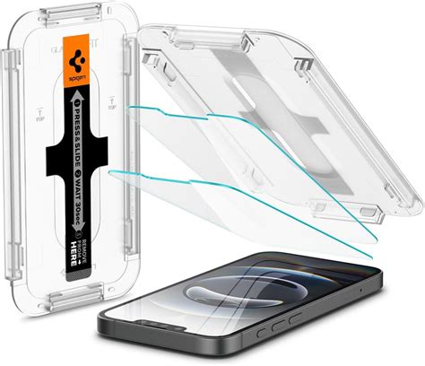 Spigen Ez Fit Tempered Glass Screen Guard For Iphone 11 / Xr - 2 Pack ...
