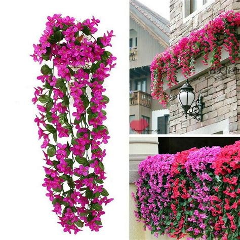 Grass Bunch Artificial Plant Bouquet Home Wedding Party Decor Purple ...