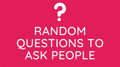 Image result for 25 Random Questions