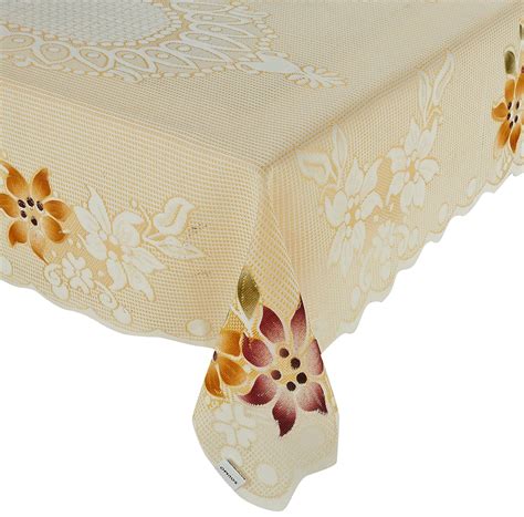 Buy Amazon Brand - Solimo Cotton Blend Table Cover for Centre Table and ...