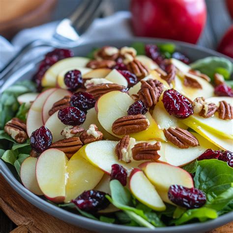 Apple Cranberry Pecan Salad Recipe – Gymonset