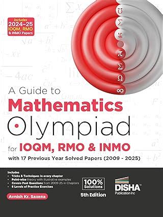 Disha A Guide to Mathematics Olympiad for IOQM, RMO & INMO with chapter ...