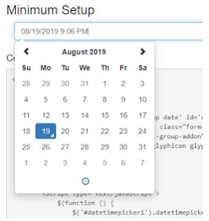 Image result for Bootstrap DateTimePicker Clor Coding