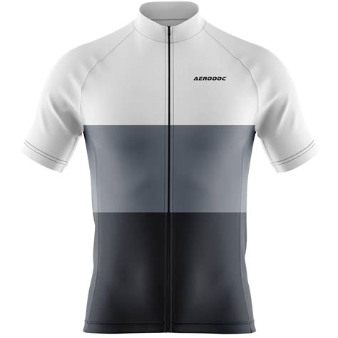 Aerodoc Neutral Color Cycling Jersey - Half & Full Sleeves, Matching B