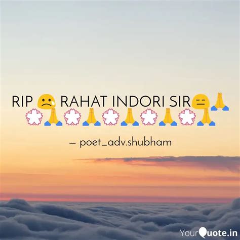 RIP 😢 RAHAT INDORI SIR😑... | Quotes & Writings by The Expressive ...