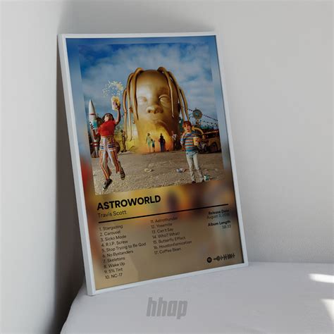 Travis - Astroworld - Album Cover Poster - sold by Azure Constitutional ...