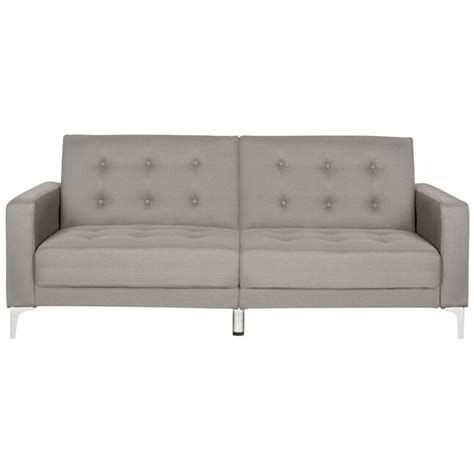Safavieh Soho Gray Contemporary/Modern Polyester Twin Sofa Bed in the ...
