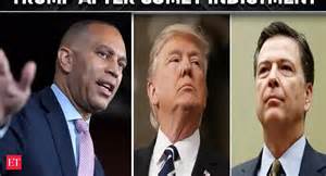 'Constitutional crisis': Hakeem Jeffries slams Trump after former FBI ...