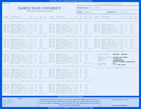Image result for Fake College Transcripts