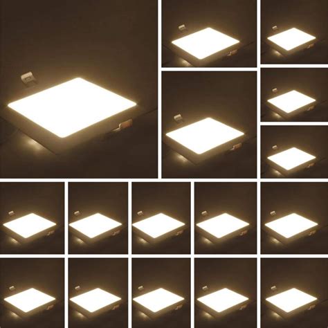 JACKAL LED 6 WATT SQUARE SLIM PANEL LIGHT, COLOUR- WARM WHITE, CEILING ...