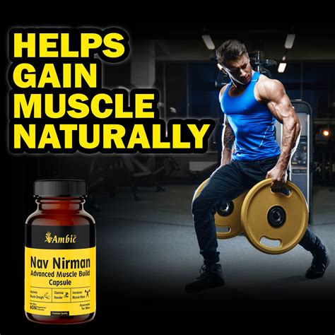 Nav Nirman Advanced Muscle Build Capsule for Natural Muscle Gain | Ayu ...