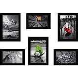 Amazon Brand - Solimo Collage Set of 11 Black Photo Frames ( 4 x 6 Inch ...