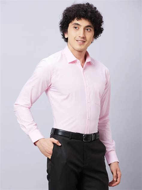 Park Avenue Men Red Solid Slim Fit Cotton Shirts – MyRaymond