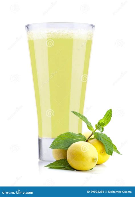 Fresh Lemon Juice stock photo. Image of isolated, leaf - 29022286