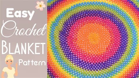Image result for Crochet Round Blanket Tutorial