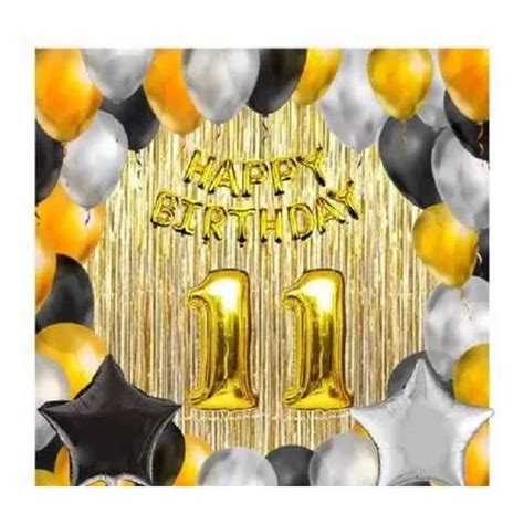 Party-People Birthday Celebration Kit for 11 year old Boy/Girl and ...