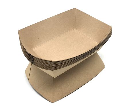 Mr. Miracle Kraft Paper Food Tray. 5-Pound Size. Pack of 100 ...