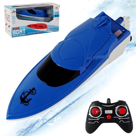 Long Range Remote Control Boat Toys for Kids, Easy to Handle RC Boat ...