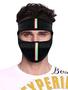 Vocado Unisex Cotton Anti Pollution Dust Sun Protection Half Ninja Face ...