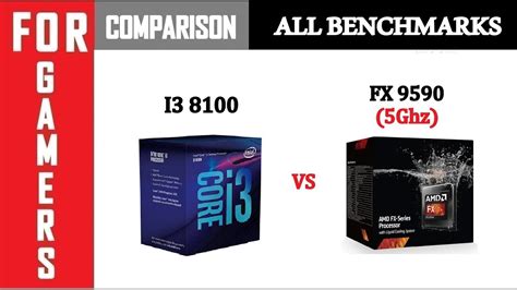 (5Ghz) AMD FX 9590 vs I3 8100 | GTX 1070Ti |