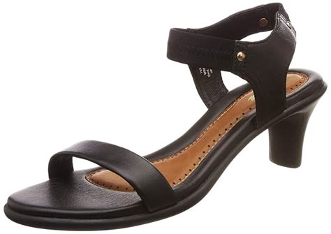 BATA womens TRICIA SANDAL Black Heeled Sandal - 3 UK(7616683) : Amazon ...