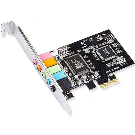 PCIe 5.1 Channels Sound Card CMI8738 Chip PCI Express Surround 3D Audi ...