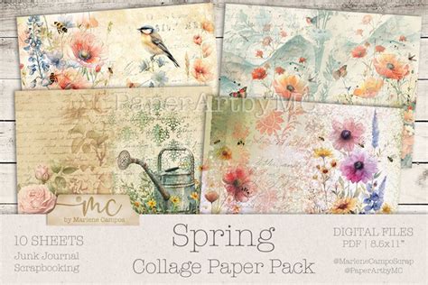 Image result for Spring Paper Collage