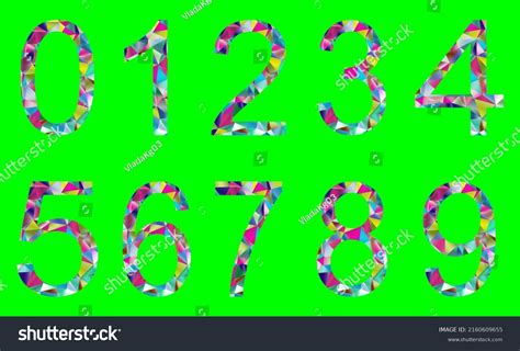 Image result for Colorful Numbers 0-9