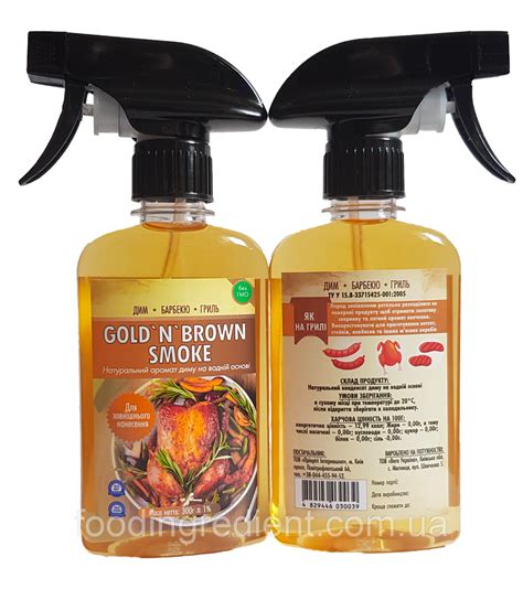 Натуральный конденсат дыма для цвета «Gold`n`Brown Smoke» (300мл), цена ...