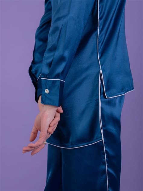 Azure High Low Pyjma Set – The Outfit Club