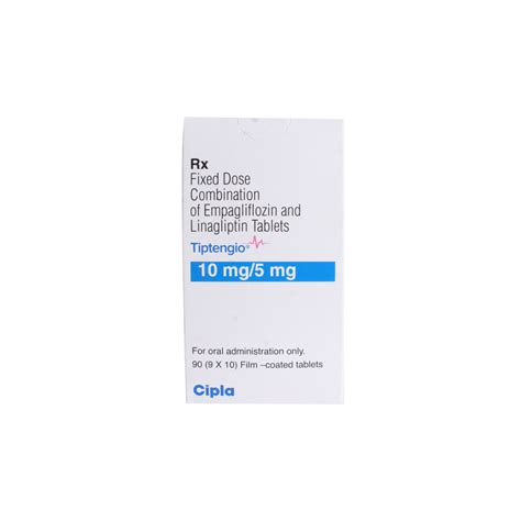 Tiptengio 10 mg/5 mg Tablet 10's Price, Uses, Side Effects, Composition ...
