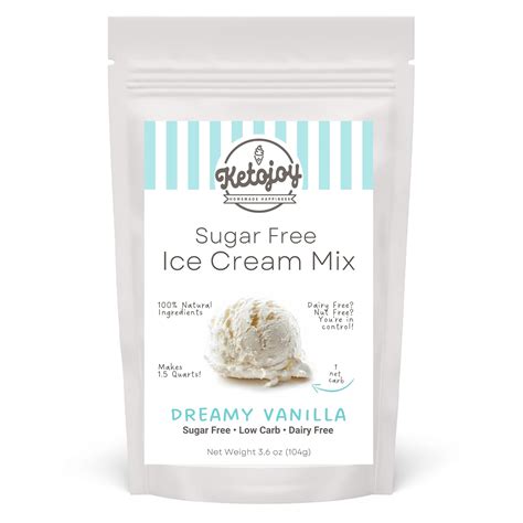 Buy Sugar Free Vanilla Ice Cream - Creamy Madagascar Vanilla - Keto Ice ...
