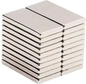 BUI 30mm x 10mm x 2mm Neodymium Magnets - N52 Rectangular Magnets ...