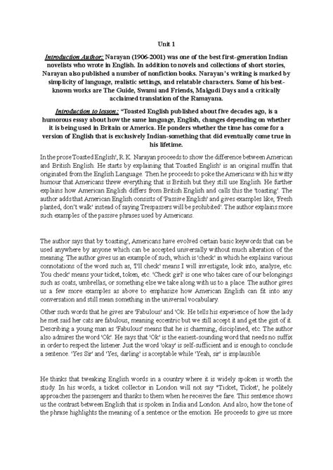 Notes on English Skill Enhancement: Insights from Literature & Learning ...