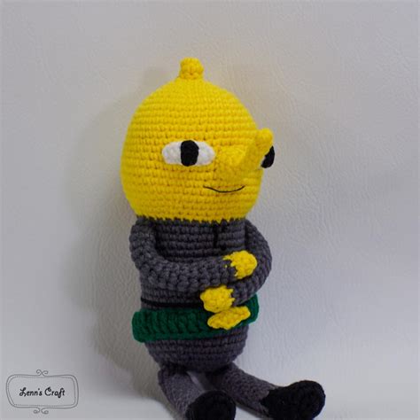Tutorial Lemongrab Adventure Time amigurumi crochet toy pattern – Lenns ...