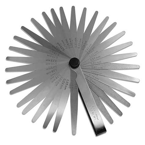 Feeler Gauge Set | Stainless Steel Thickness Gauges for Measuring Gap ...