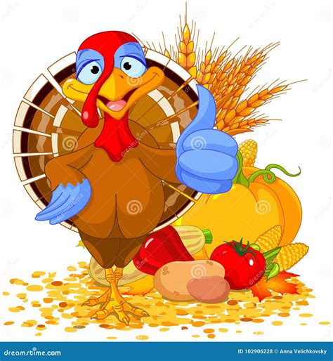 Cute Turkey Famile. Male And Female Turkey. Little Turkey Chicken. Farm ...