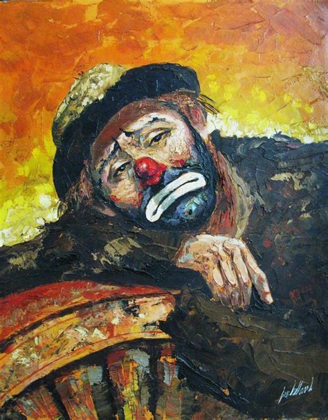 Sad Clown Painting Famous