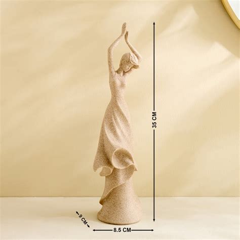 Buy Splendid Barbara Polyresin Dancing Lady Figurine from Home Centre ...