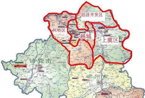 浙江省绍兴市地图全图展示_地图分享