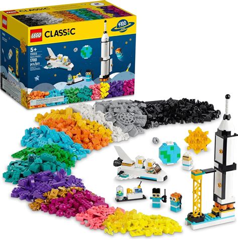 LEGO Classic Space Mission 11022 - Set da costruzione, include 10 mini ...