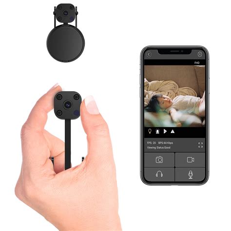 Buy FECOMI 2021 2K Mini Camera Hidden WiFi Cam, Small Camera Live Feed ...
