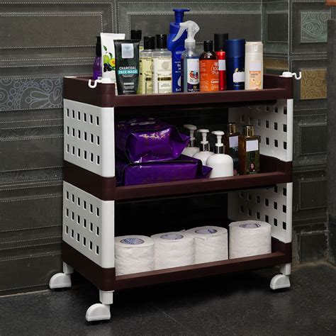 LEOPAX 3 Layer Bathroom Cabinet | Free Standing Storage Cabinet ...