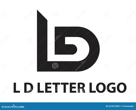 LD, DL, L, D Letters Logo Design Abstract Monogram Stock Vector - Illustration of minimalist ...