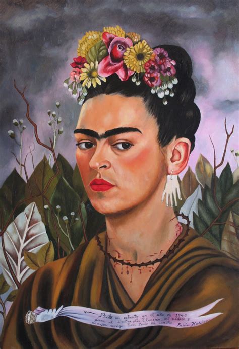 Frida self portrait | Mexikanische kunst, Kunstwerke, Frida kahlo gemälde