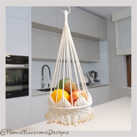 Image result for Macrame Tier Fruit Basket Tutorial