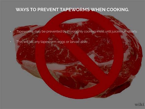 Image result for tapeworm in commercial red meat