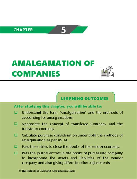 Chapter 5: Amalgamation of Companies (Advanced Accounting) - Studocu