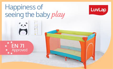 Buy LuvLap Sunshine Baby Playpen Playard/Folding Baby Bed Cum Cot ...